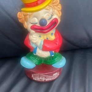 VTG 1985 Del Monte Big Top Bonanza clown coin bank
